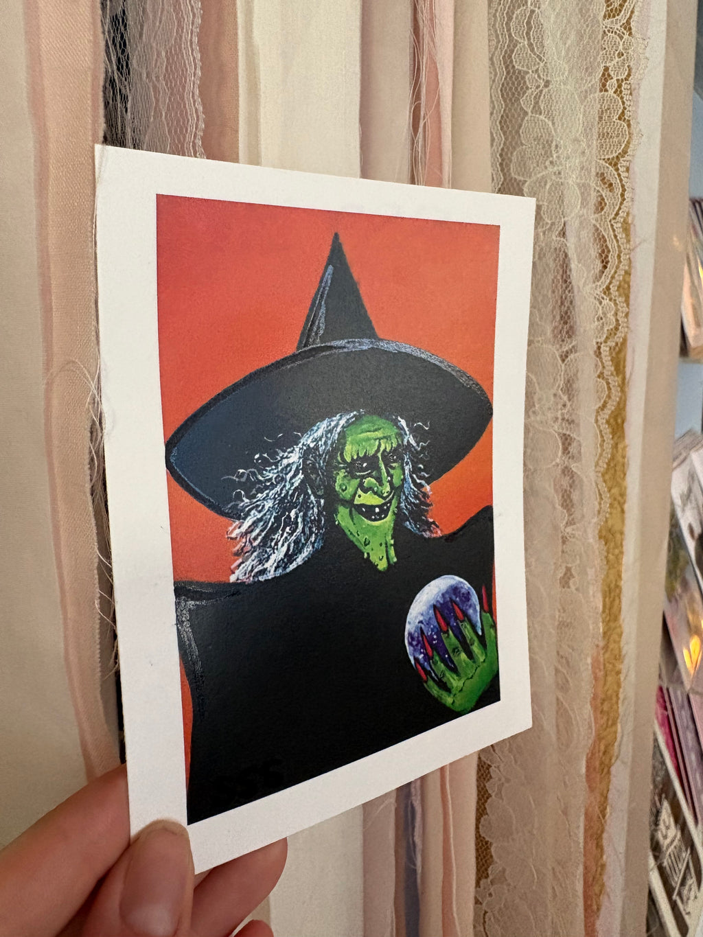 Crystal Ball Witch Mini Print