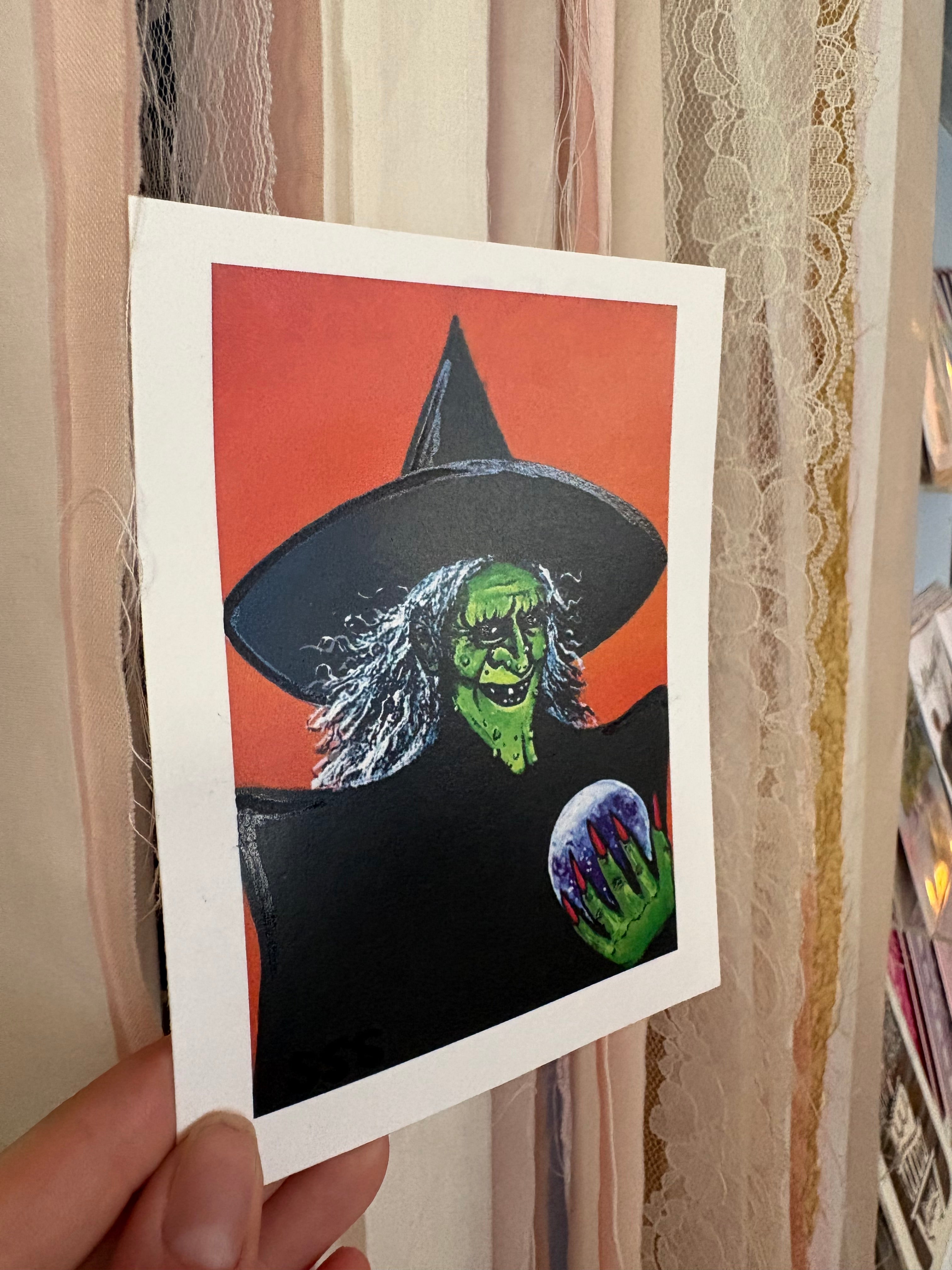 Crystal Ball Witch Mini Print