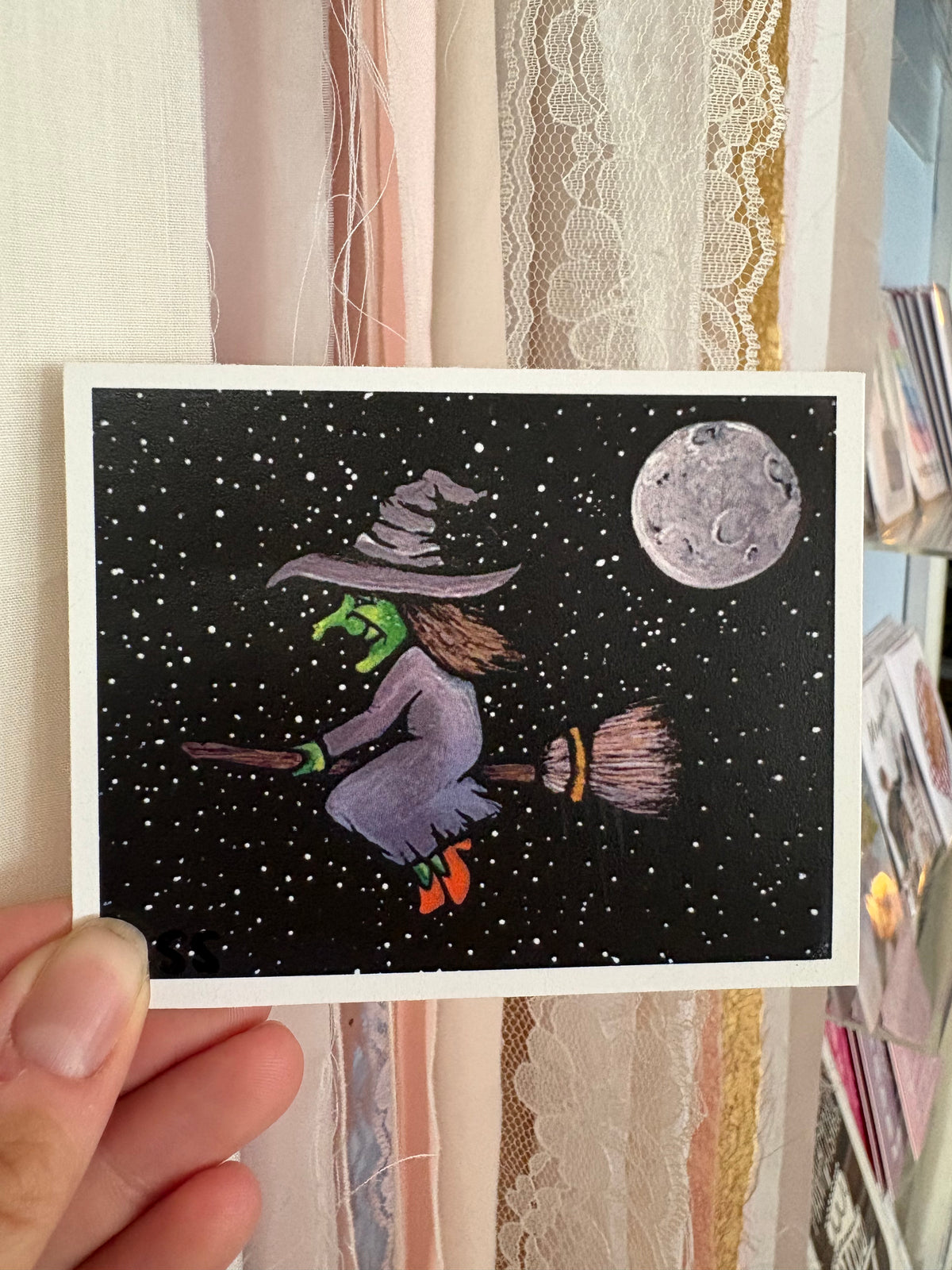 Halloween Witch Mini Print