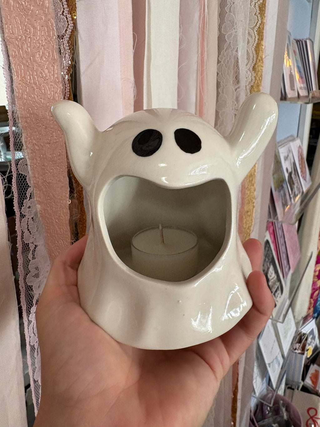 Ghost Tea Light Holder