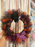 Halloween Spider Wreath