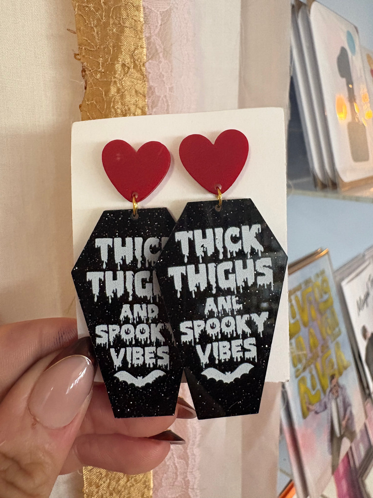 Thick Thighs & Spooky Vibes Earrings