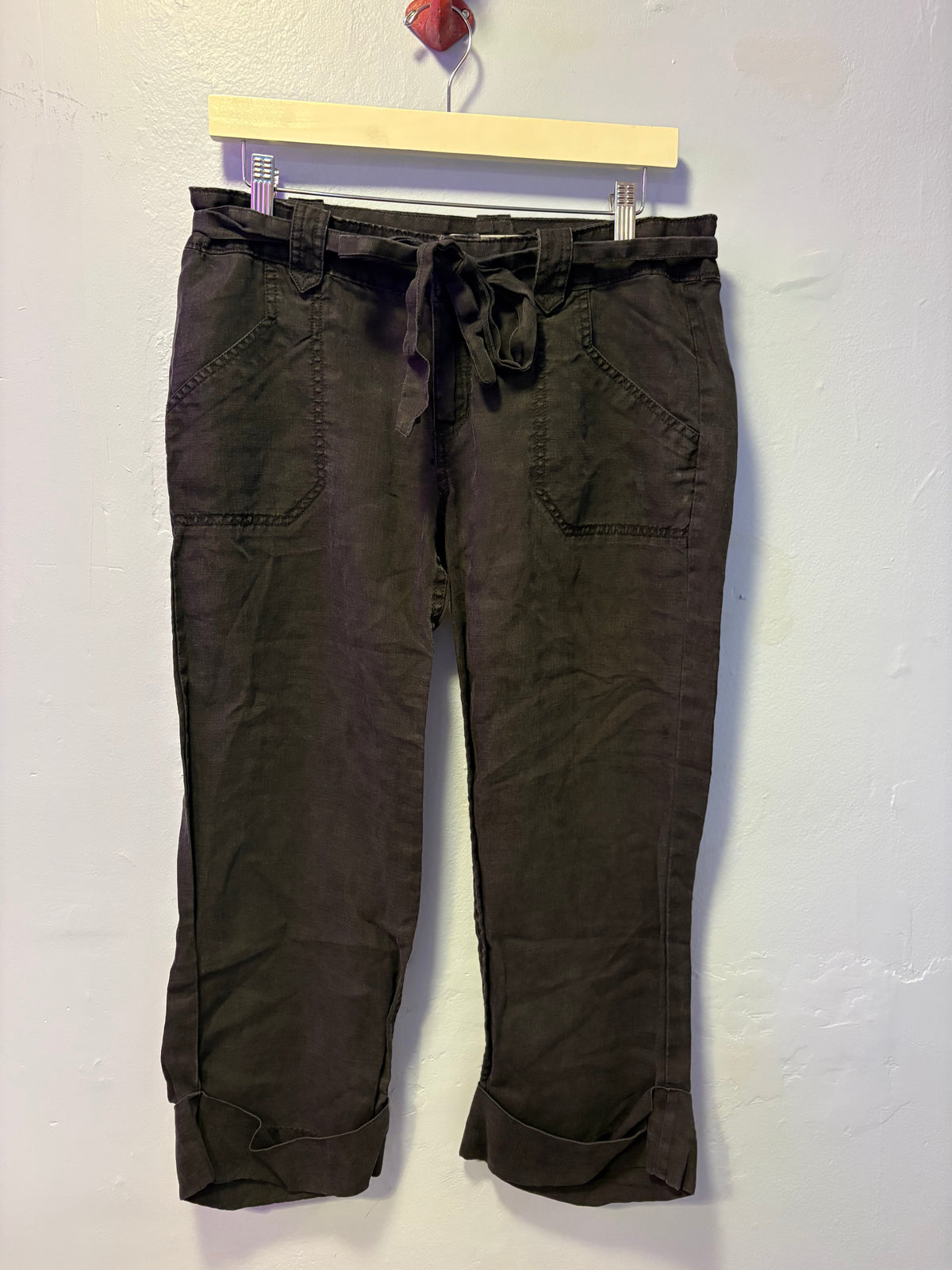 Y2K Vintage Old Navy Linen Cargo Pants