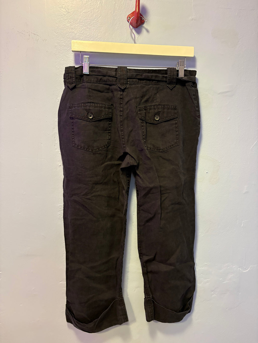 Y2K Vintage Old Navy Linen Cargo Pants