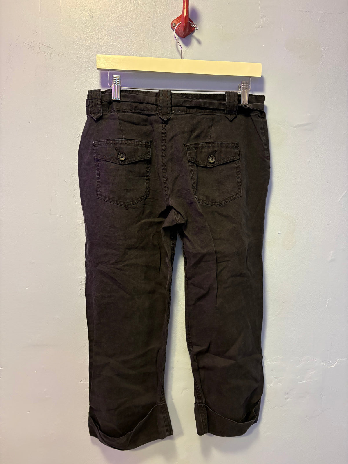 Y2K Vintage Old Navy Linen Cargo Pants