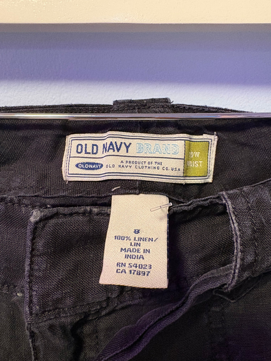 Y2K Vintage Old Navy Linen Cargo Pants