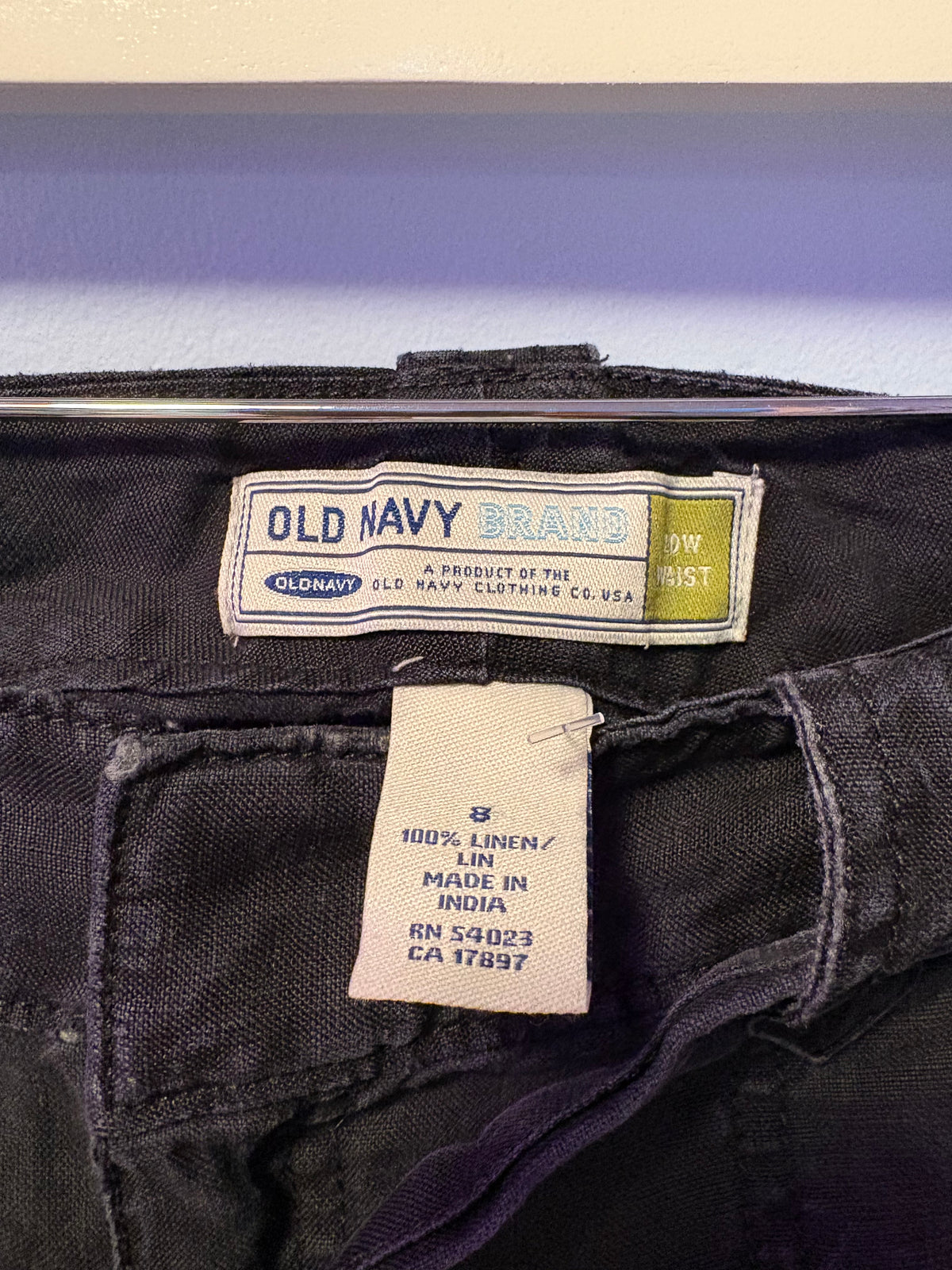 Y2K Vintage Old Navy Linen Cargo Pants