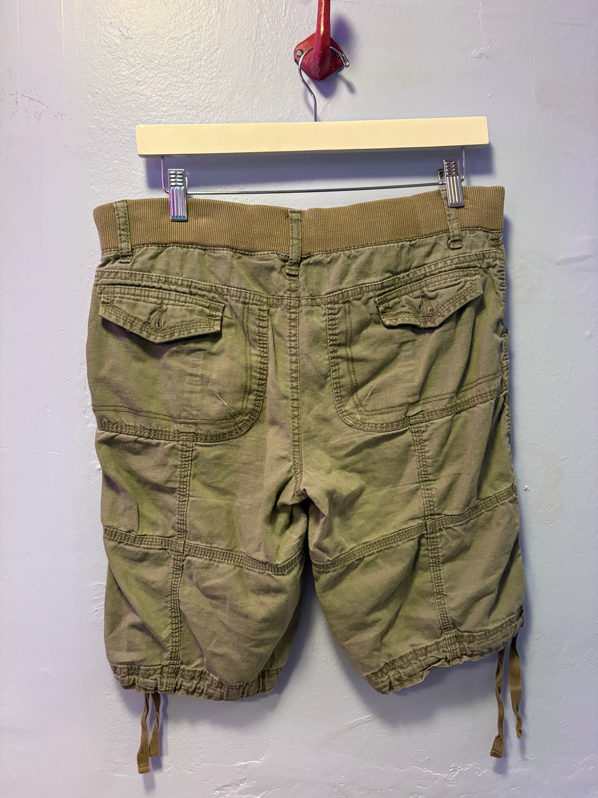 Y2K Green Cargo Capris
