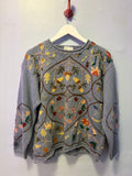 Vintage Hand-knit Woodland Sweater