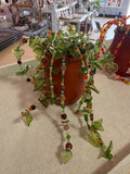 Green & Orange Beaded Plant