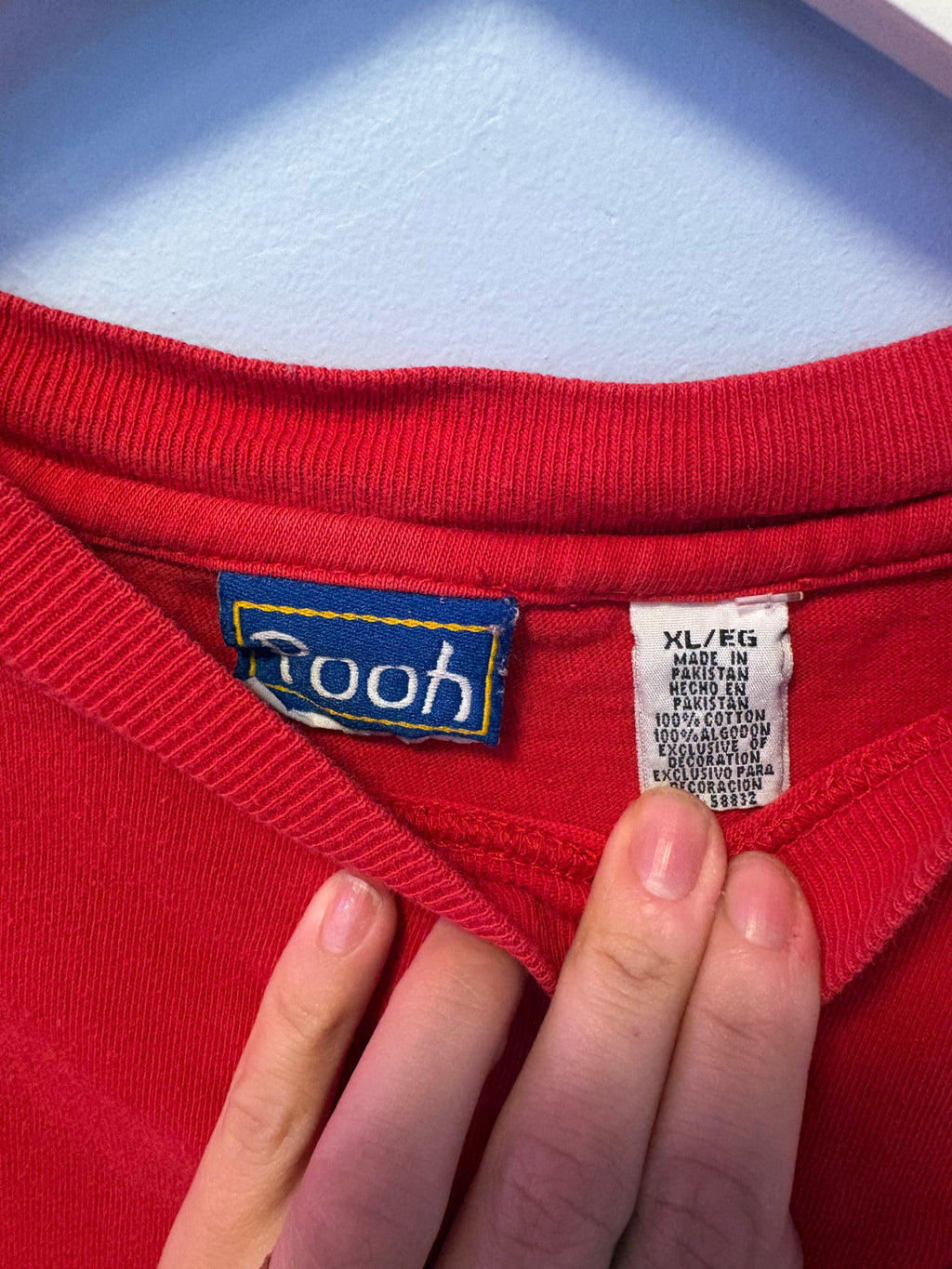 Vintage Pooh Embroidered Tee
