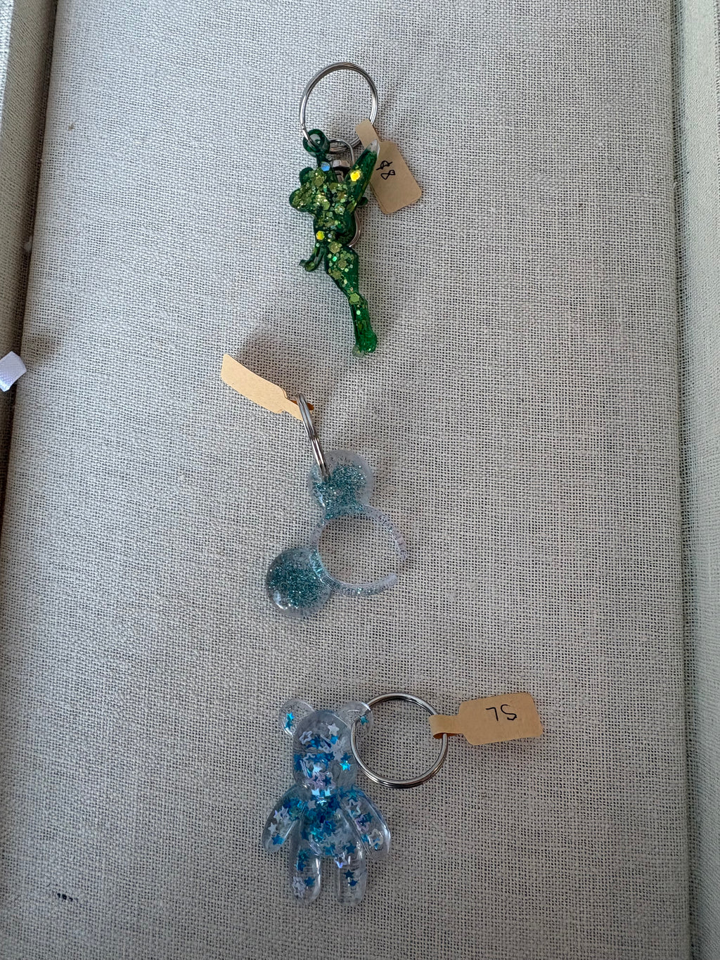 Sparkly Acrylic Keychain
