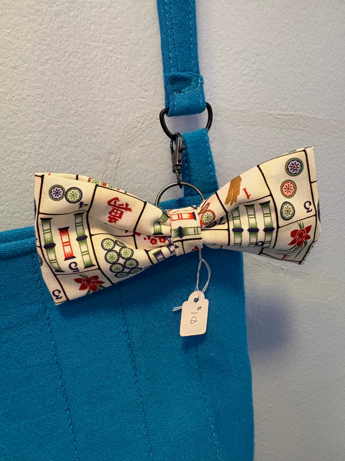 Mahjong Bow Bag Charm