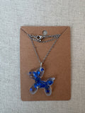 Acrylic Balloon Dog Necklace