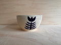 Navy Floral Motif Bowl