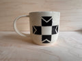Geometric Black & White Mug