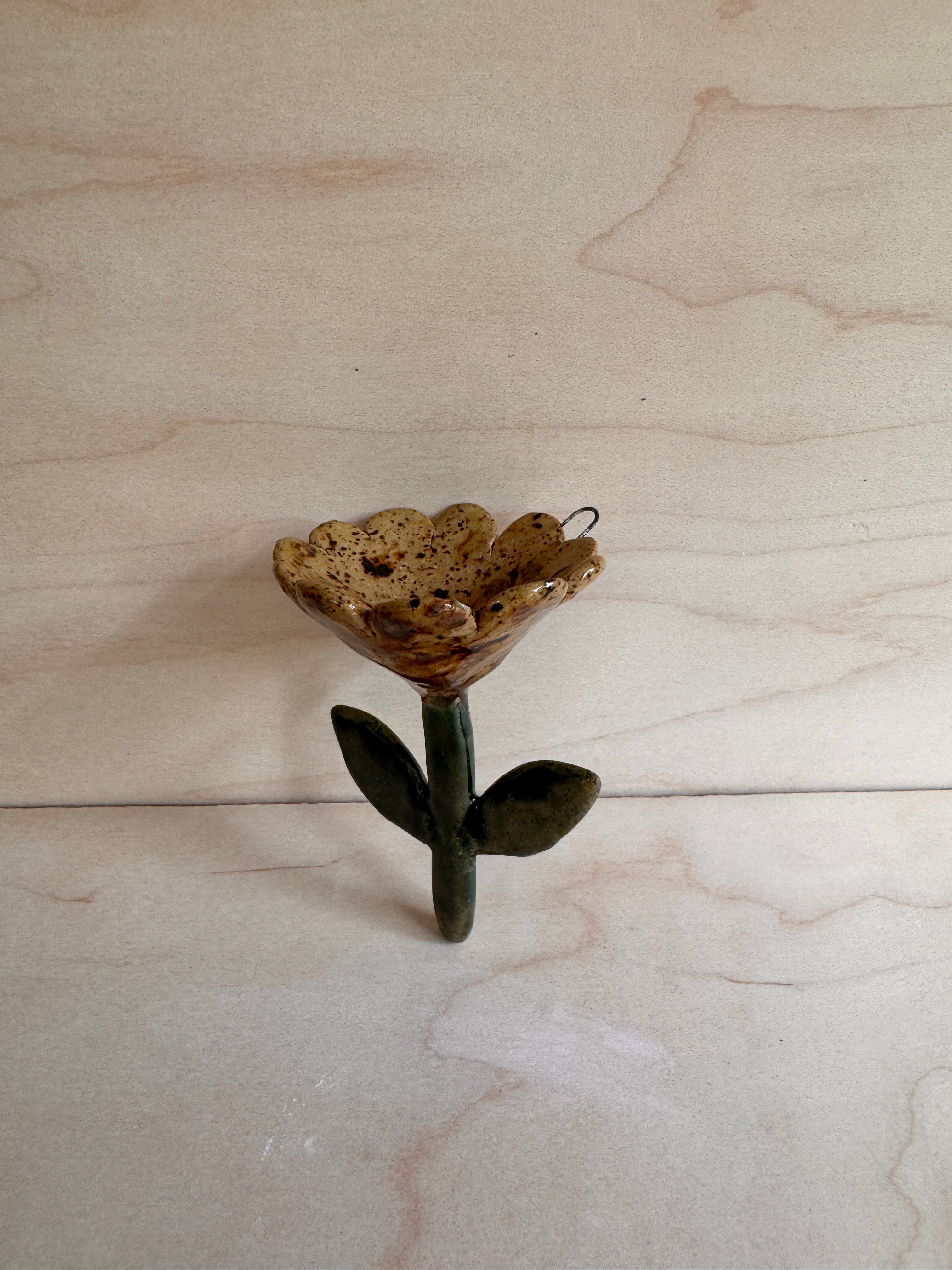 Hanging Ceramic Flower