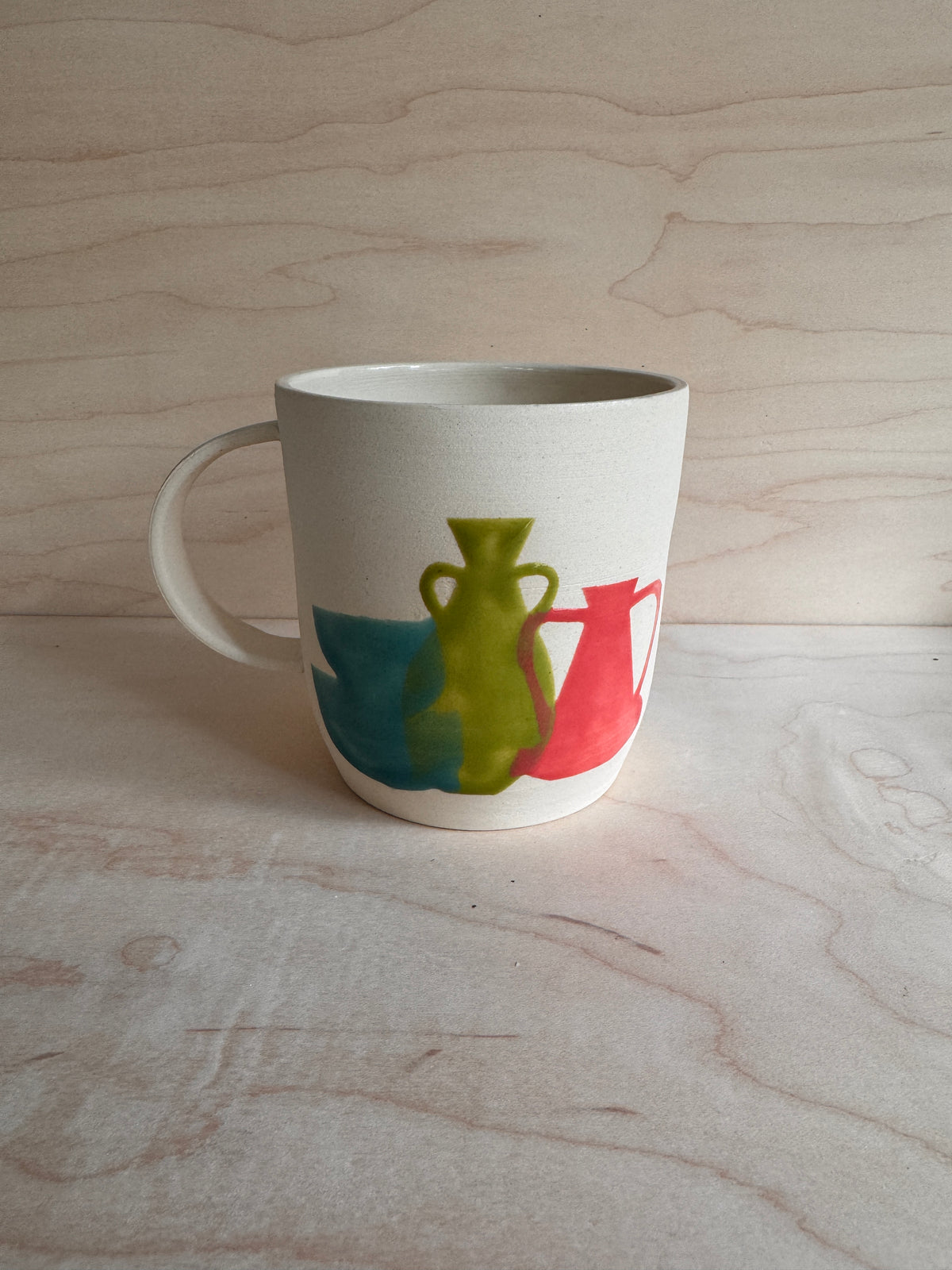 Color Block Vase Mug
