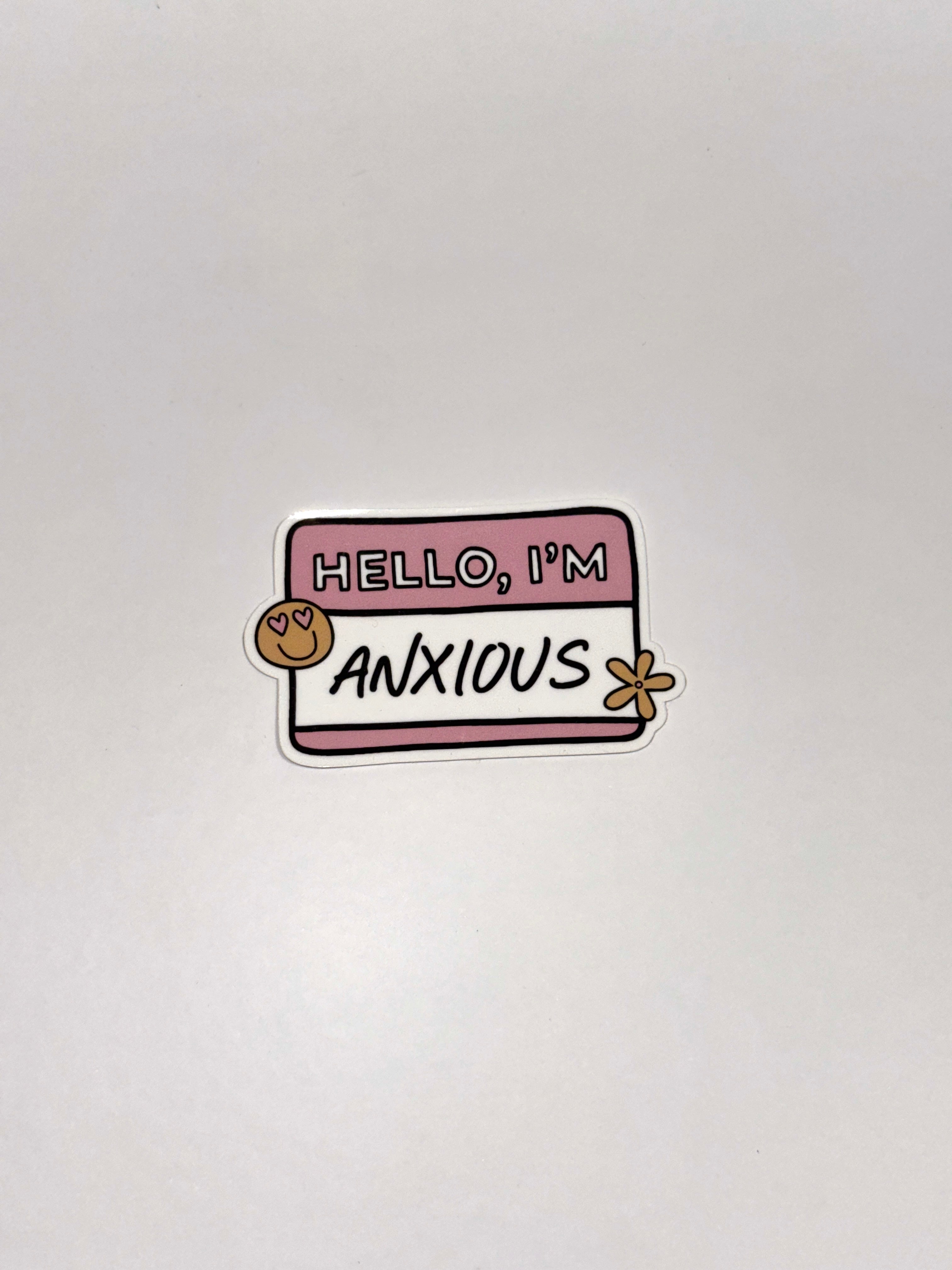 Hello, I'm Anxious Sticker