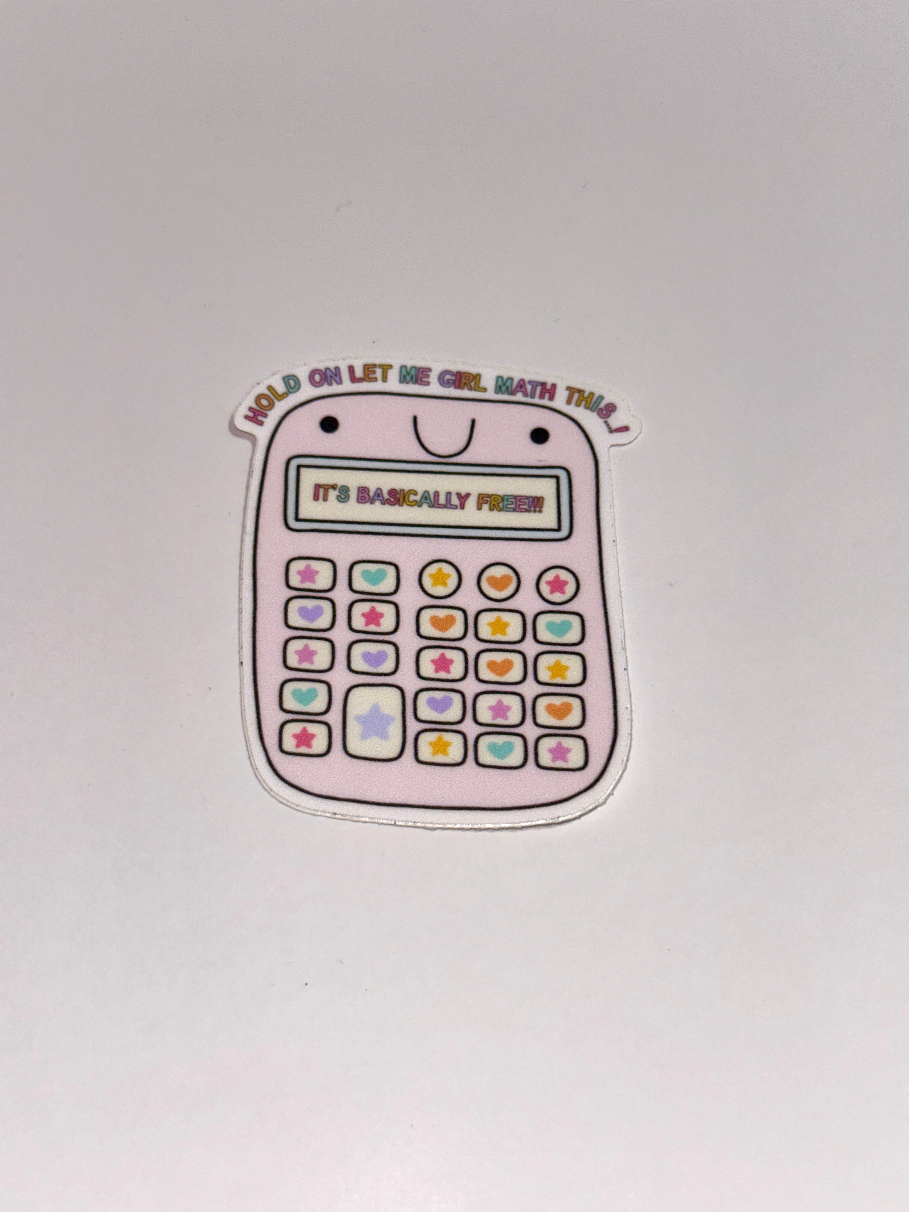 Girl Math Sticker