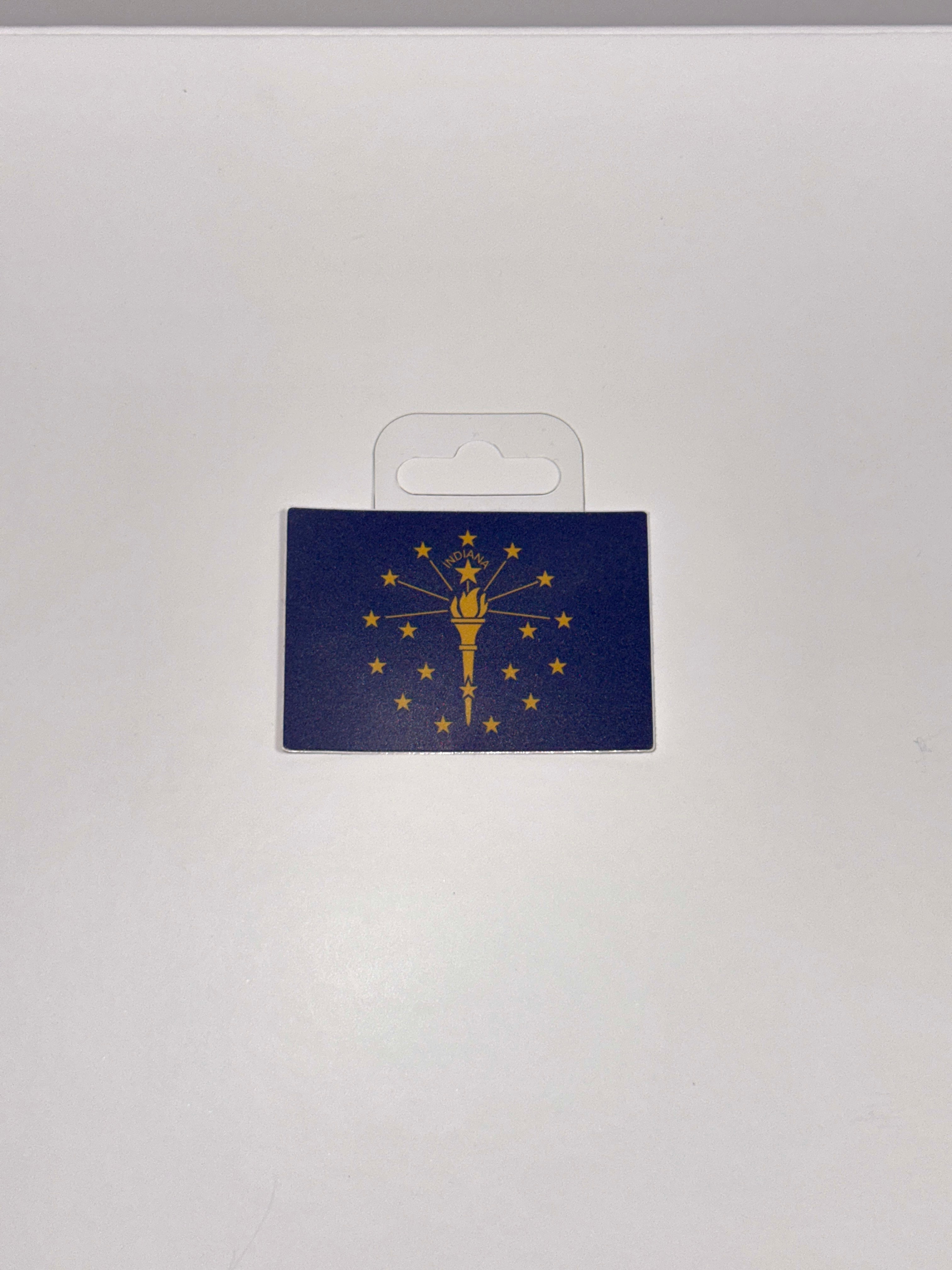 Indiana State Flag Sticker