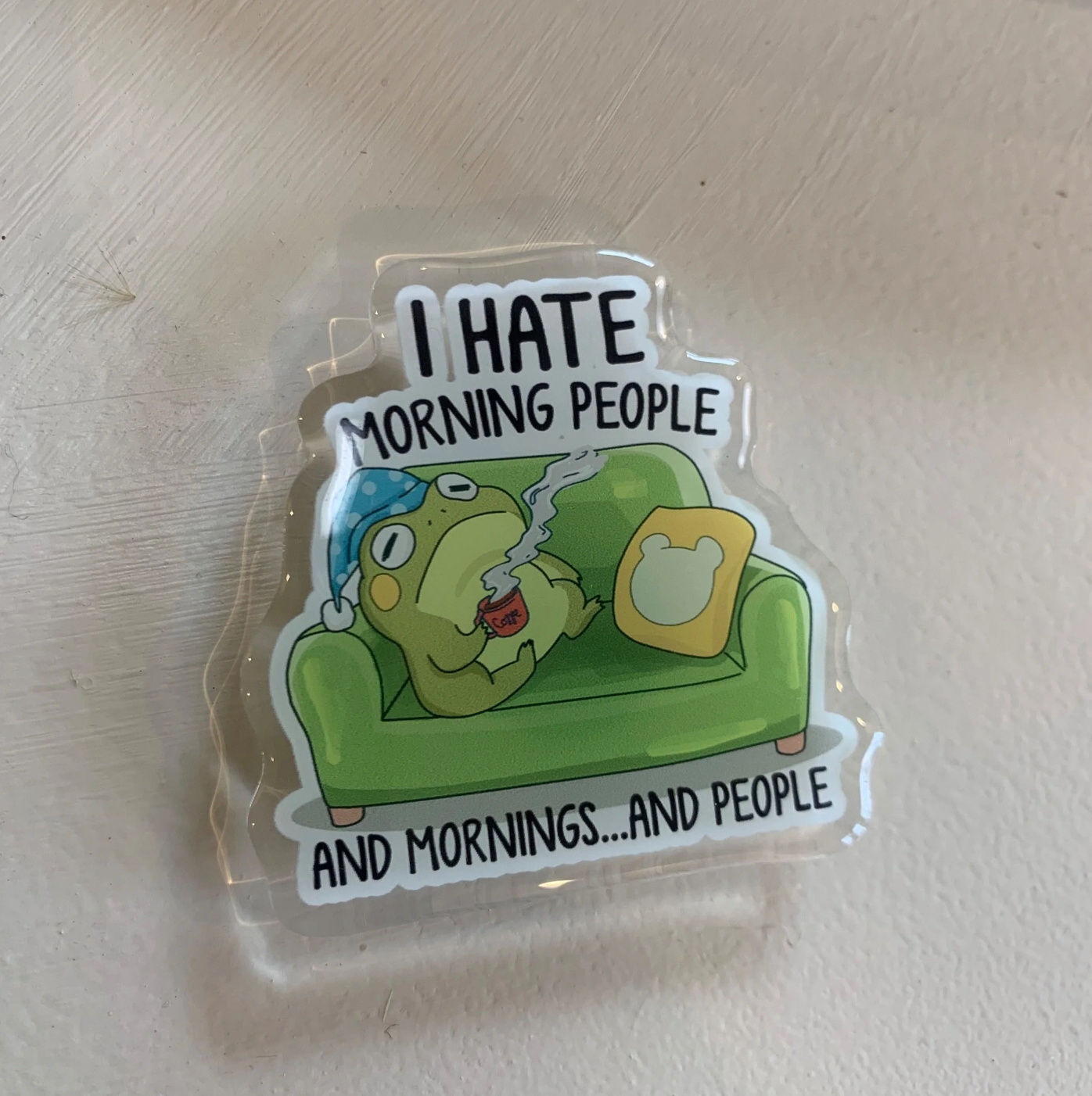 I Hate Morning People Magnet