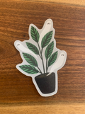 Plant Lover Ghost Sticker