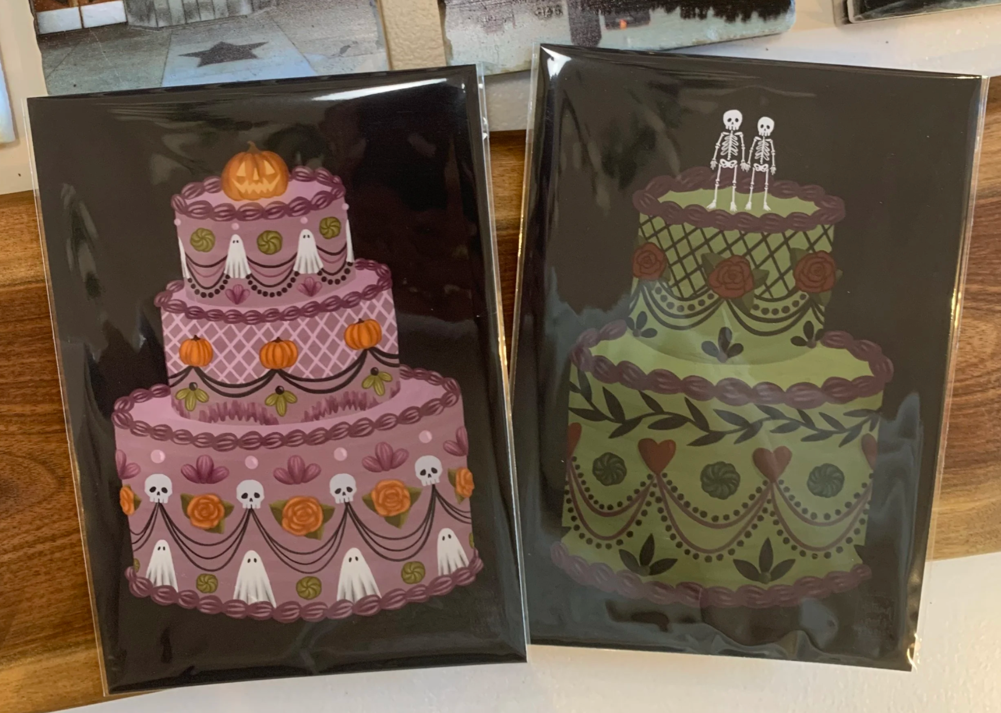 Spooky Wedding Cake Prints