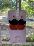 Western Jack O' Lantern Earrings