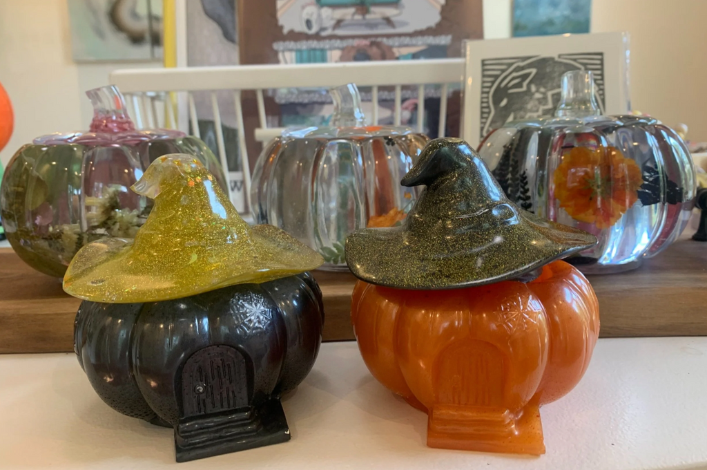 Witch Hat Pumpkin Jar