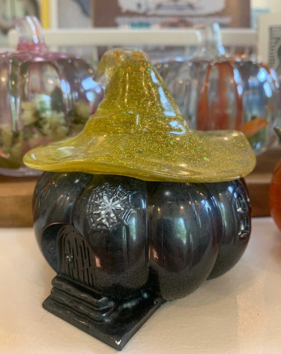 Witch Hat Pumpkin Jar
