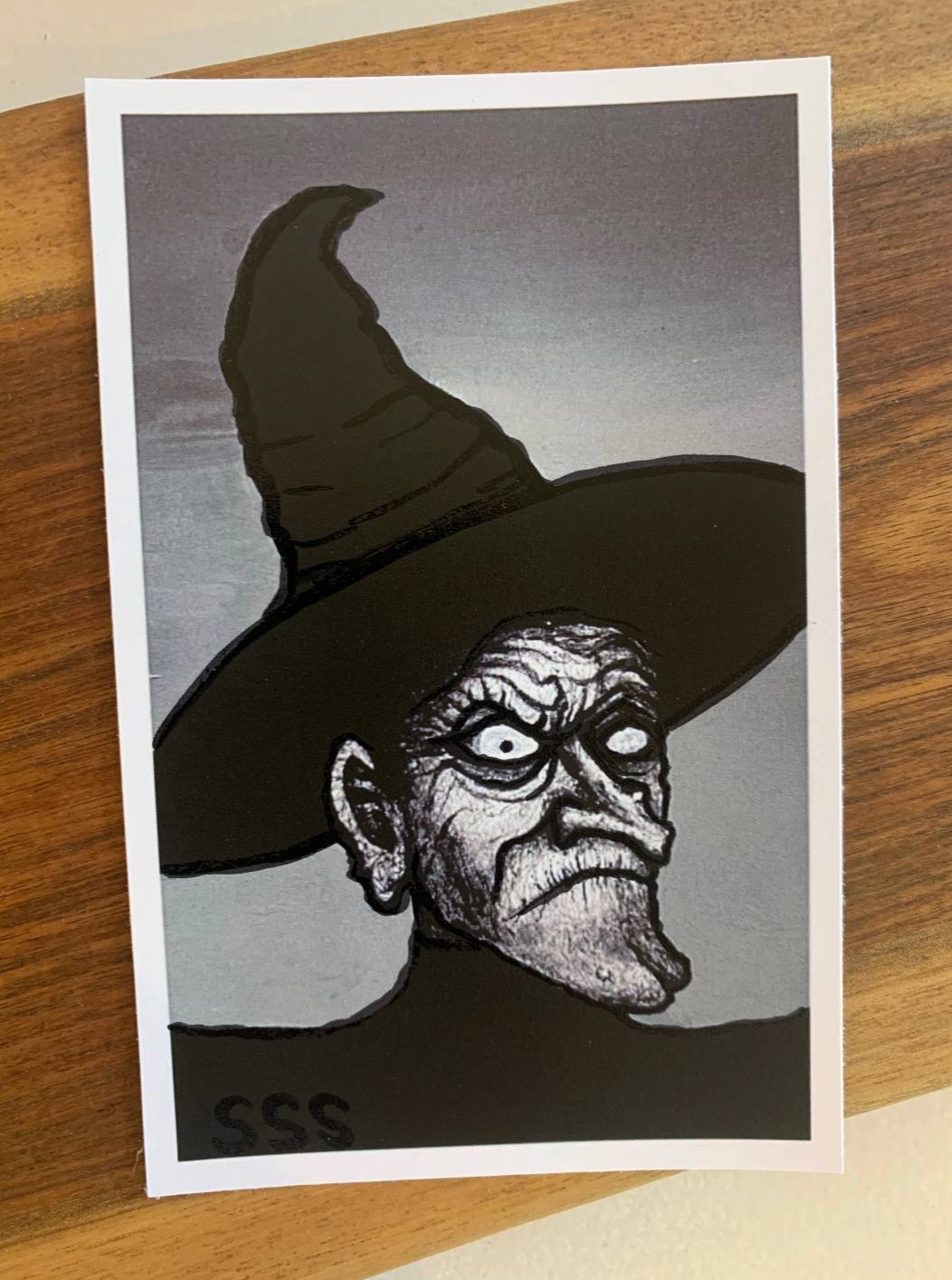 One Eyed Witch Mini Print