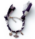 Checkered Flag Charm Bandana Bracelet