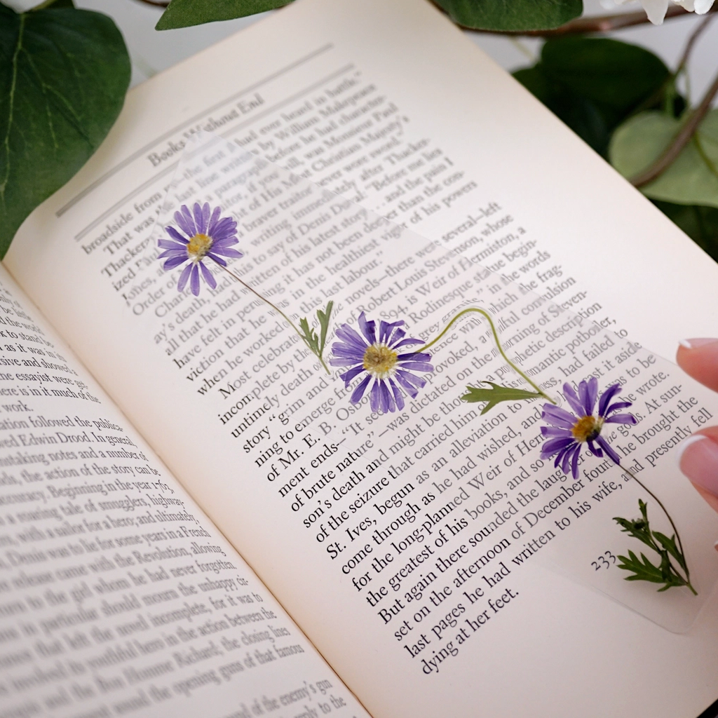September Aster Bookmark