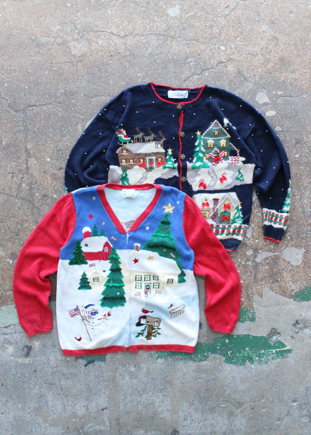 Assorted Christmas Sweater and Cardigan Bundle