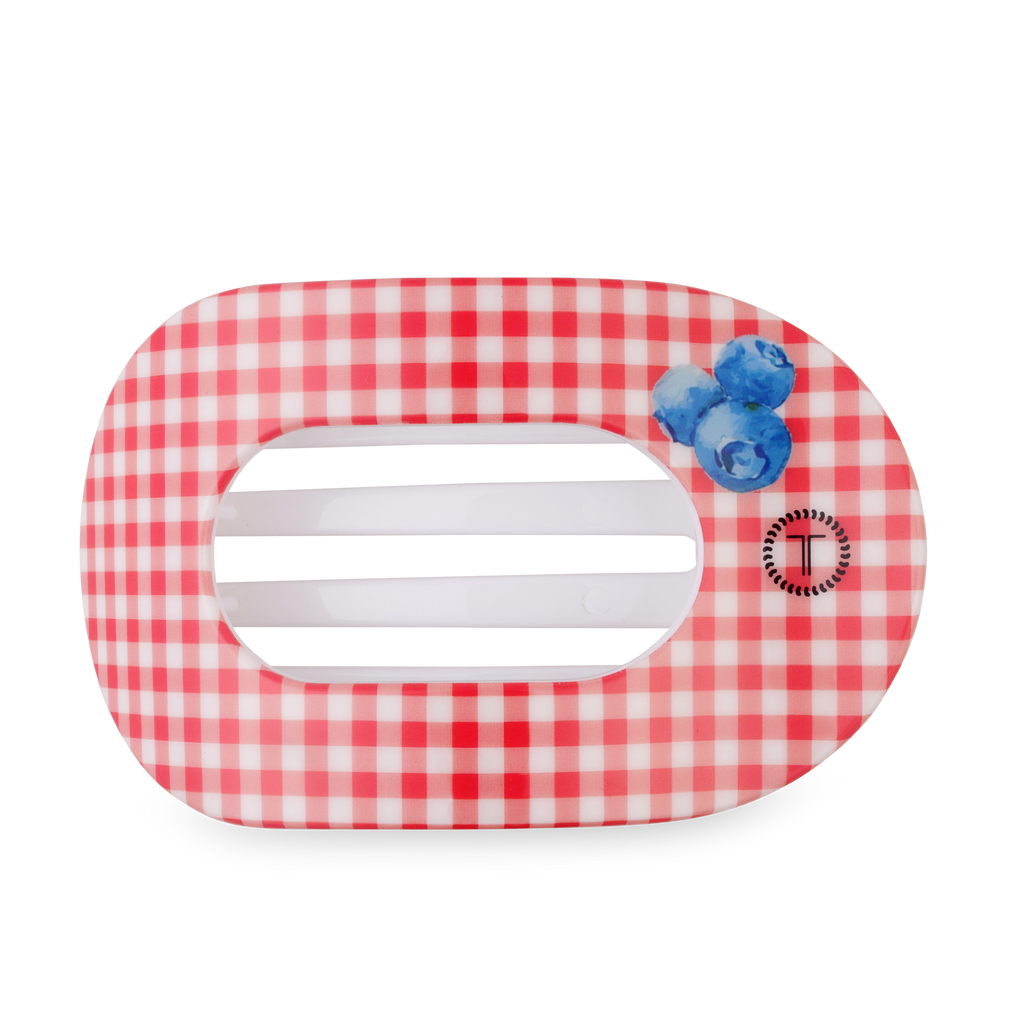 Flat Round Hair Clip Large Blueberry Farms