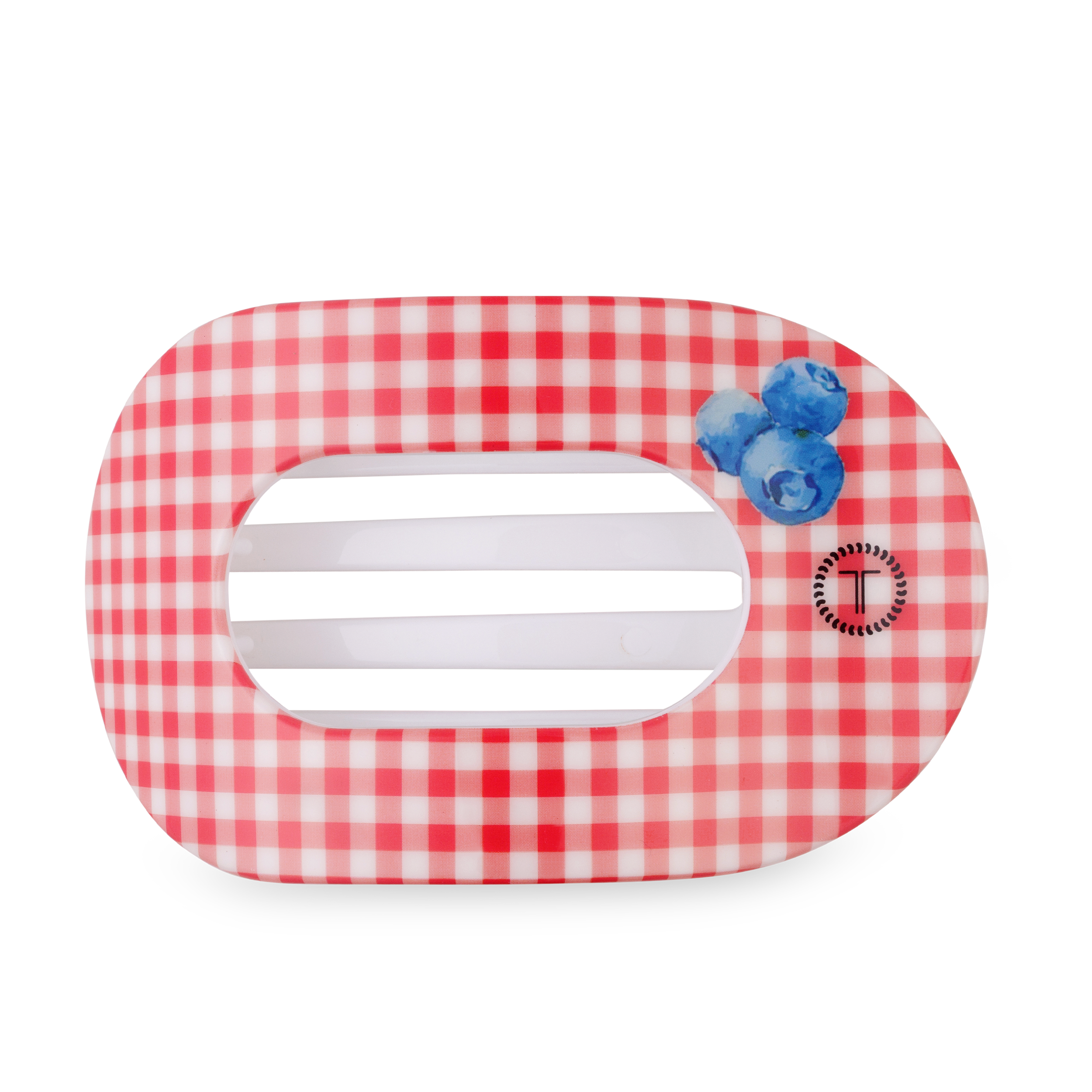 Flat Round Hair Clip Large Blueberry Farms