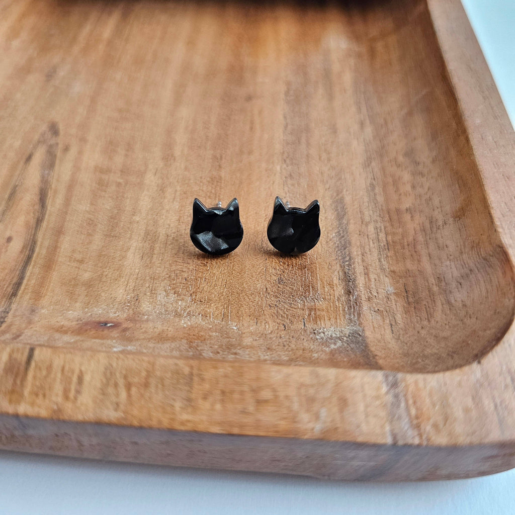 Black Cat Studs