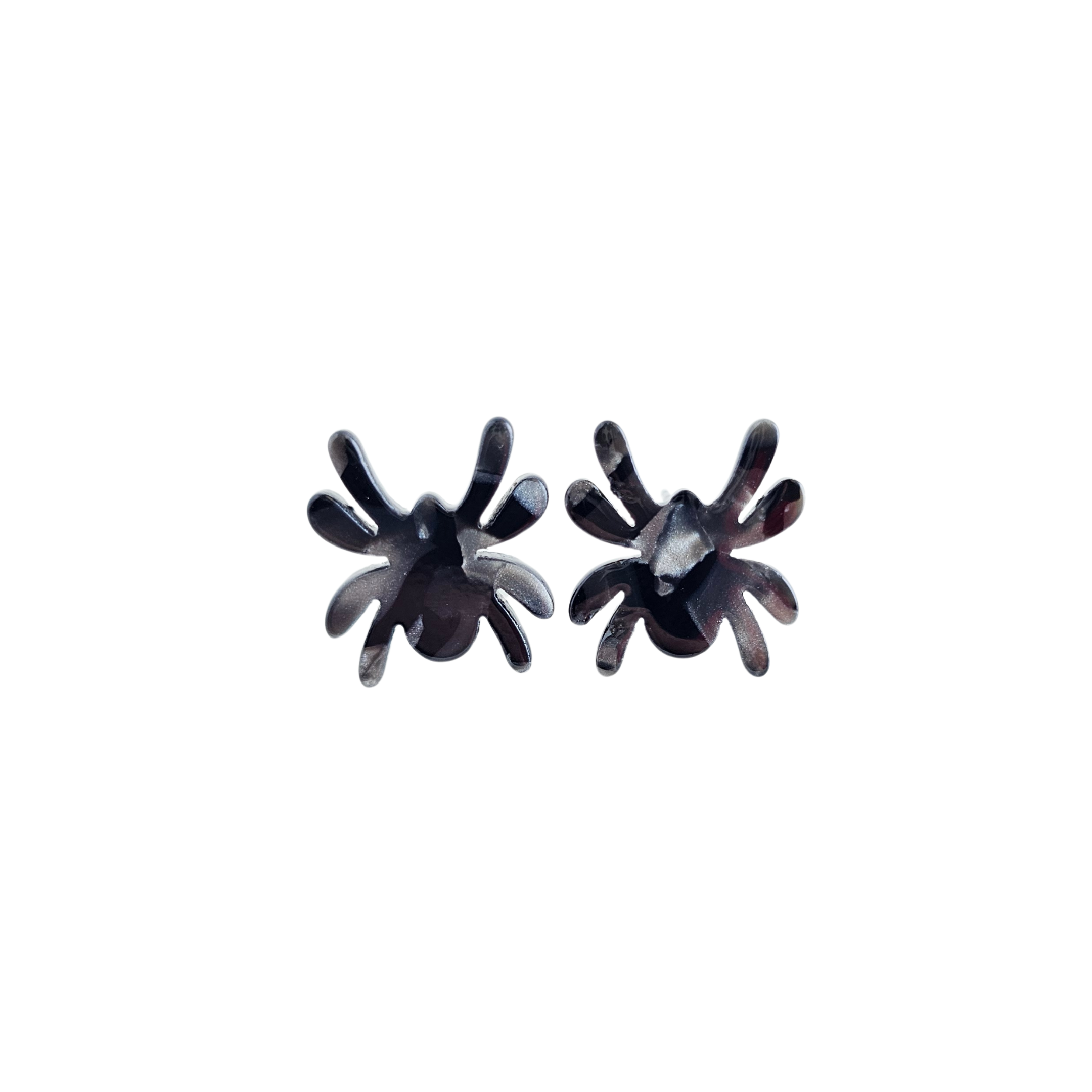 Black Spider Studs