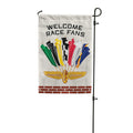 "Welcome Race Fans" '55 Vintage IMS® Logo Garden Flag