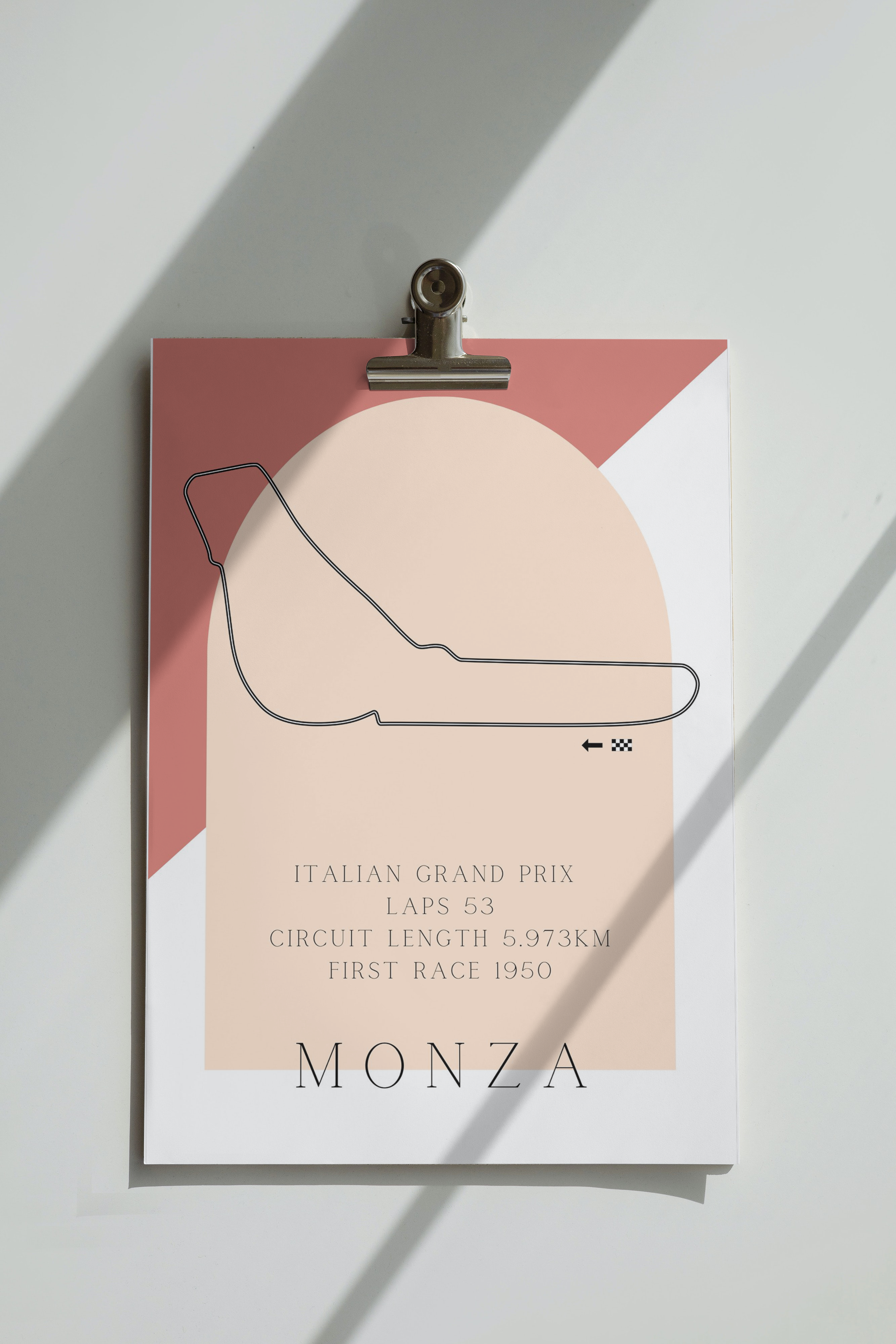 Iconic Formula One Race Track Art Prints