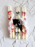 Bow Taper Candle