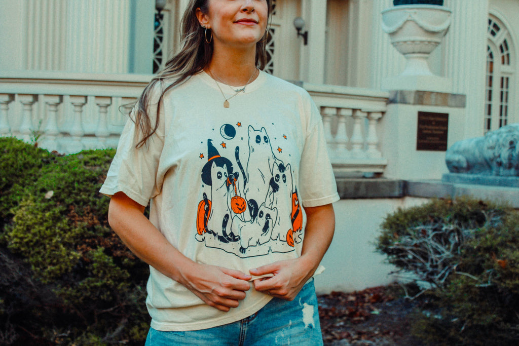 Spooky Black Cats T-Shirt