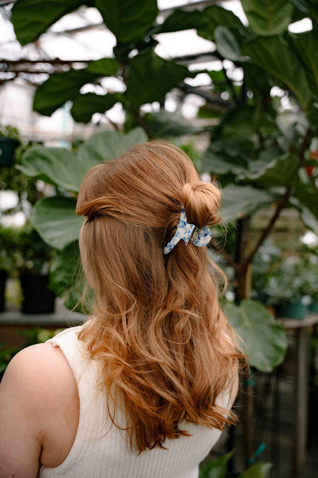 Greek Goddess Blue Callie Hair Claw