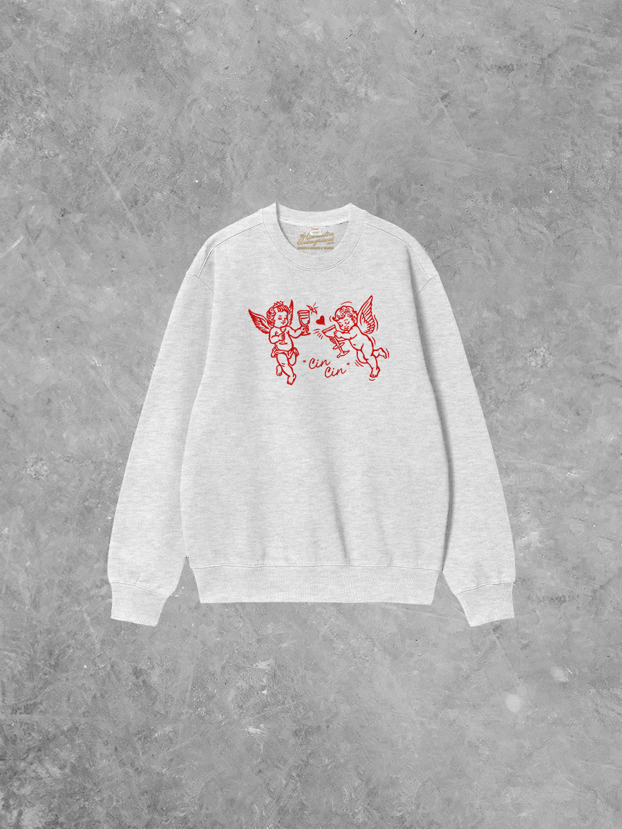 Valentine's Boxy Cotton 90's Sweatshirt
