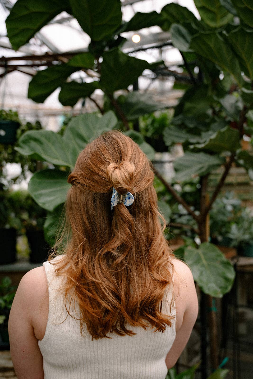 Greek Goddess Blue Callie Hair Claw
