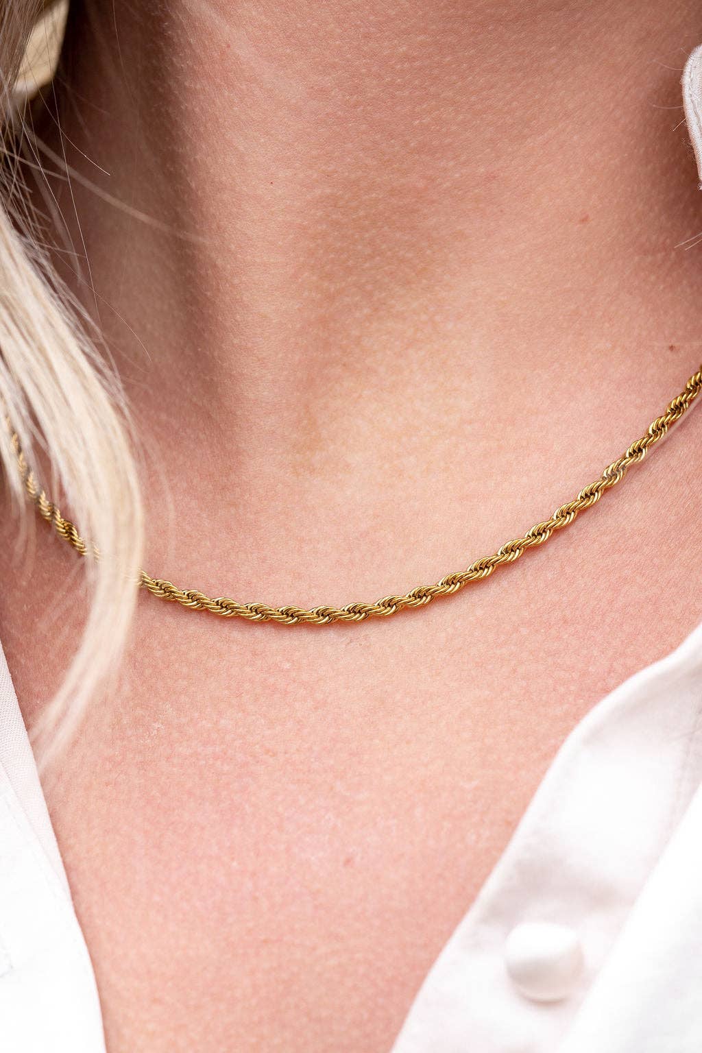 Luxe Gold Rope Chain - 20"