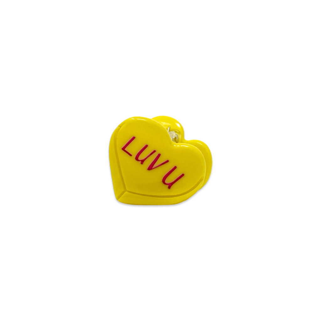 Micro Candy Hearts Hair Claw Clip Set