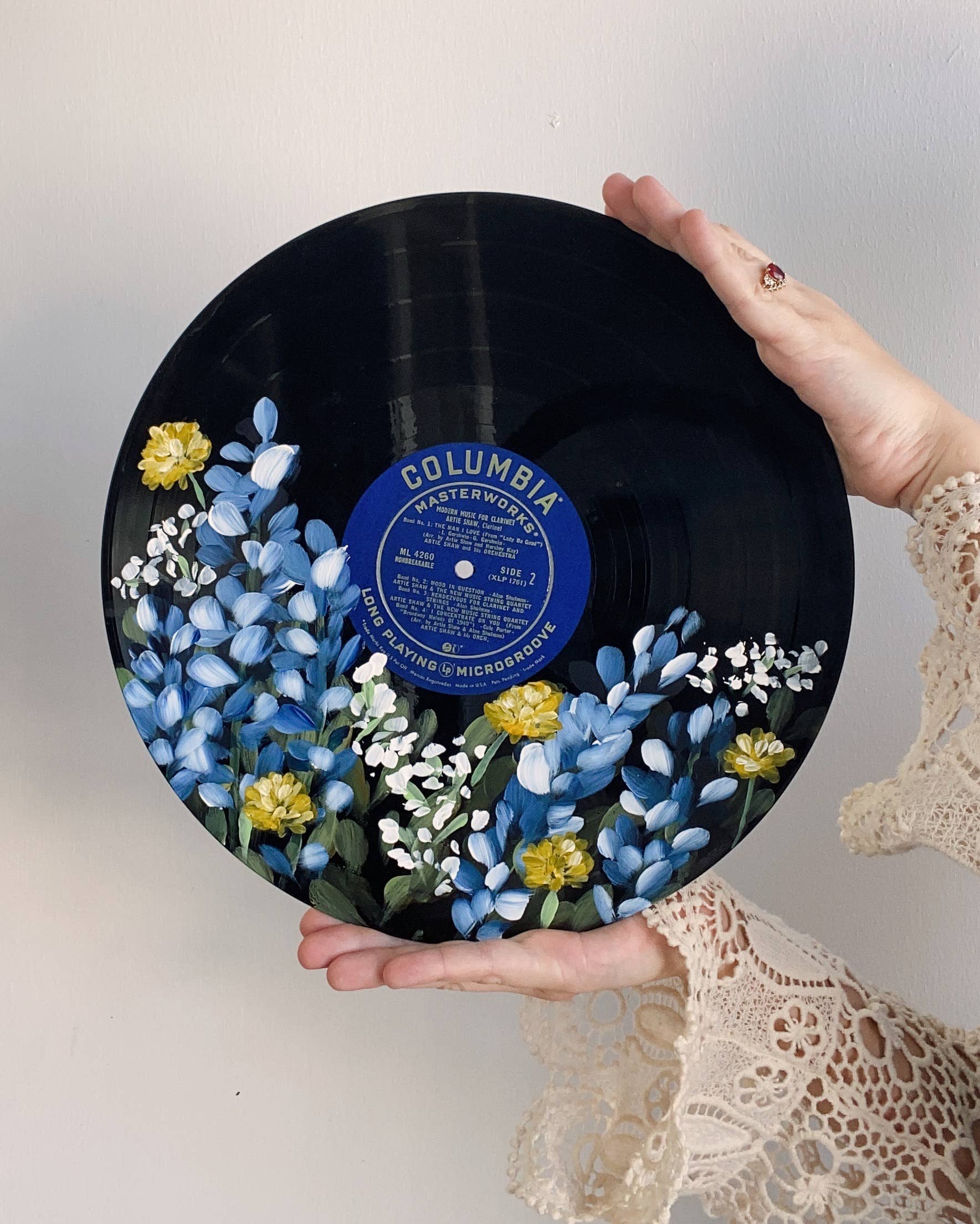 Hand Painted Vinyl Records