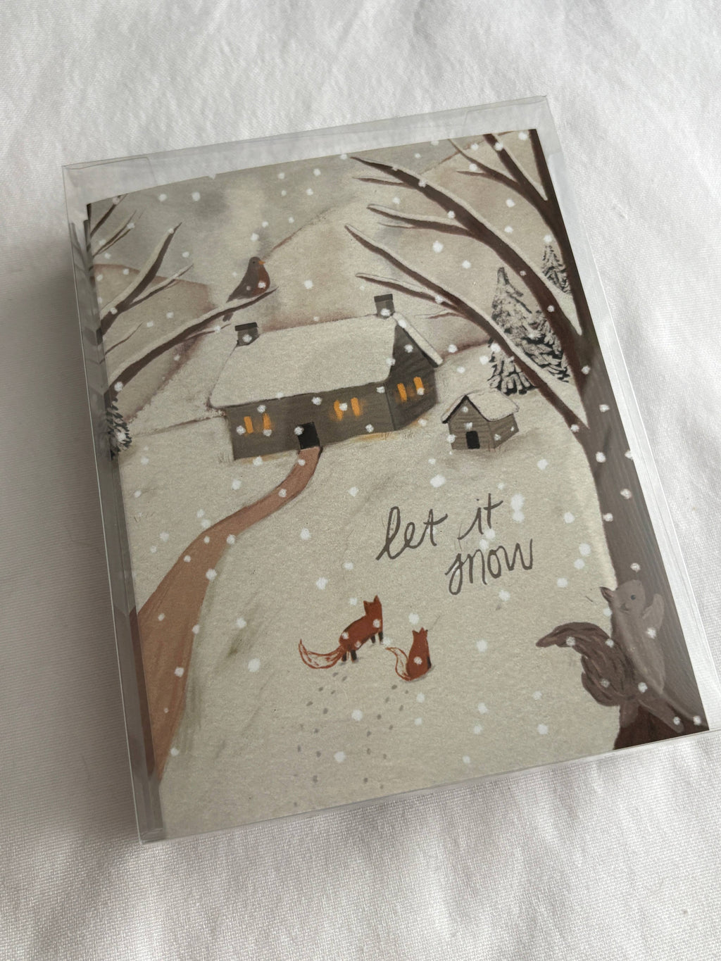 Let It Snow Greeting Card